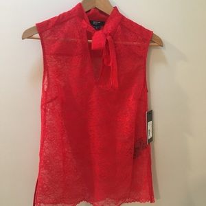 Red valentines blouse